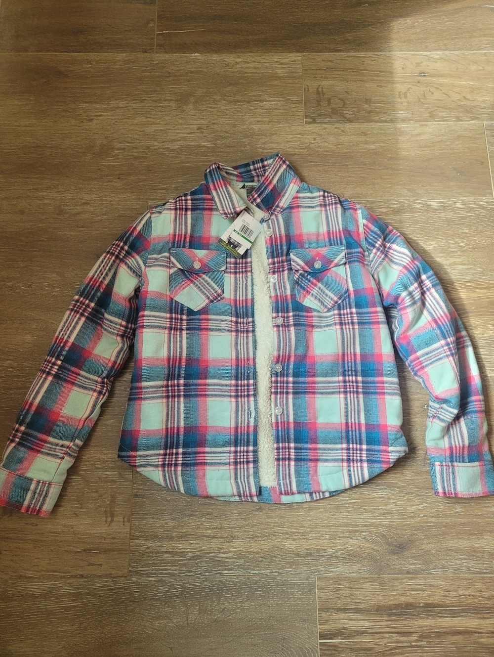 Girls' Eddie Bauer Faux Shearling Lined Shirt Jacket, Size 8/10